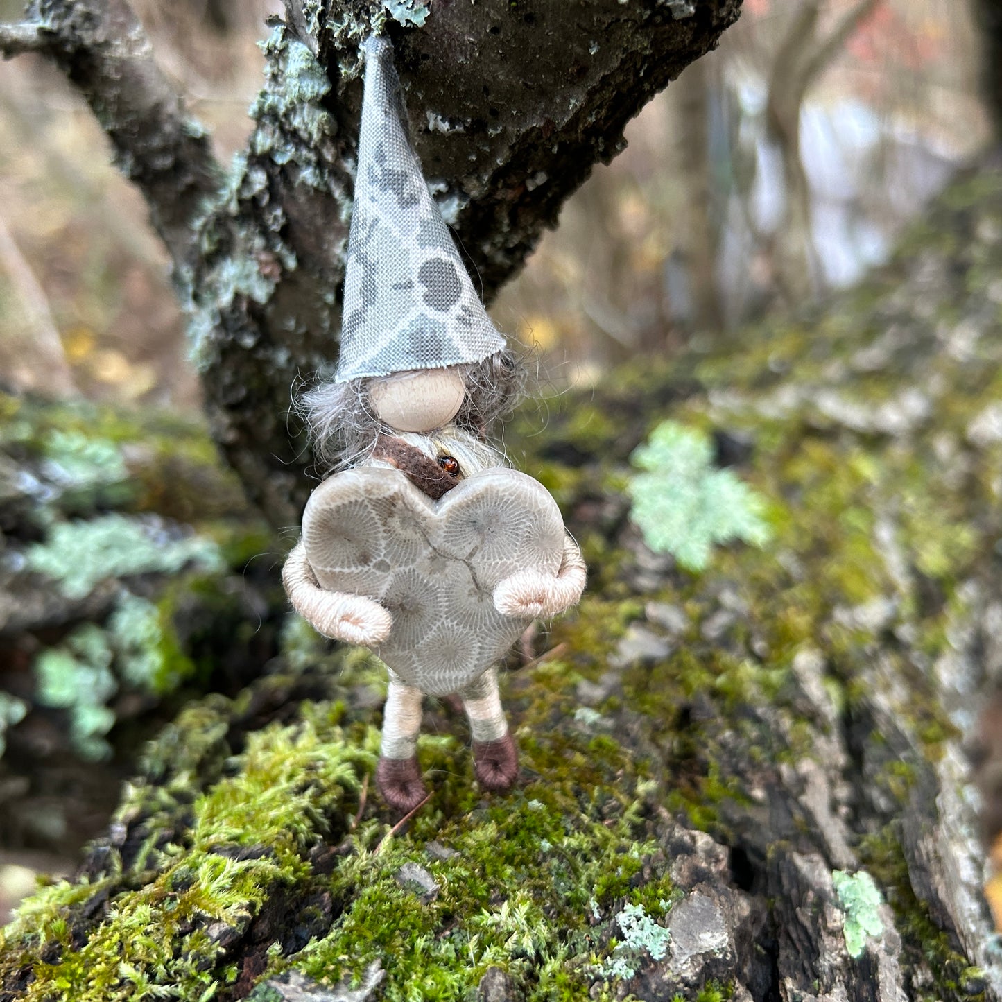 Petoskey Stone Gnome
