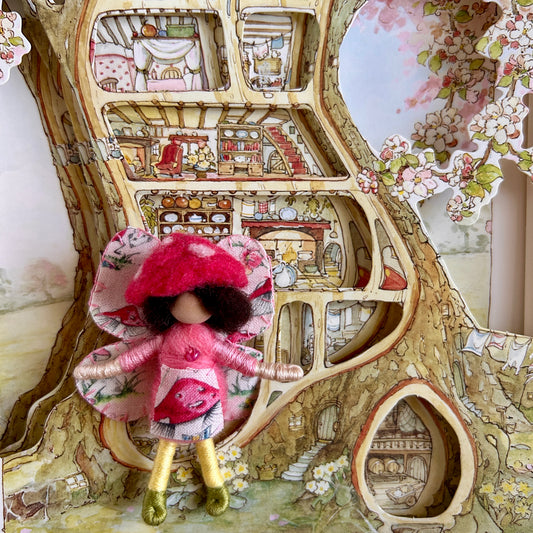 Pink Mushroom Fairy