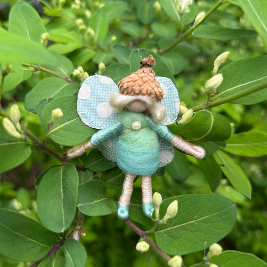 Teal Polka Dot Fairy