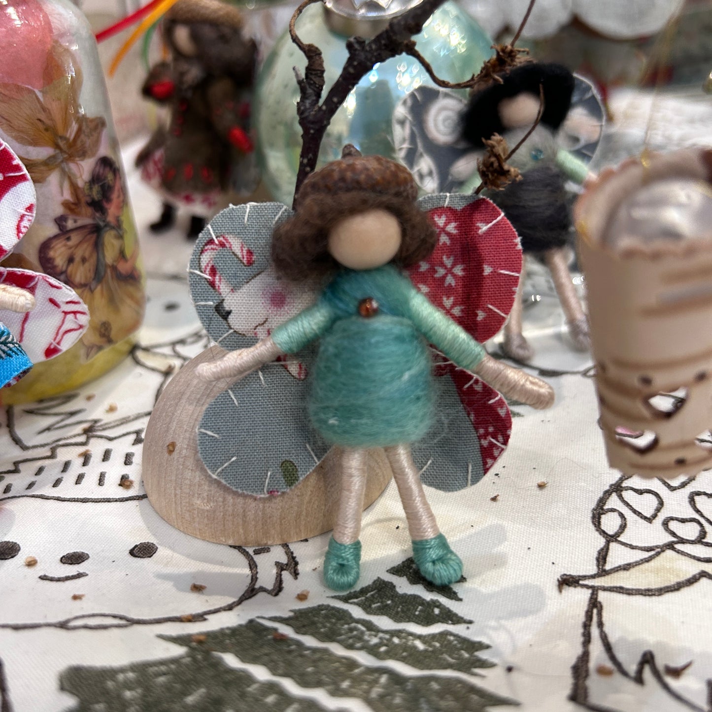 Polar Bear Fairy in Mint